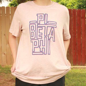 Pink Pi Phi Tee